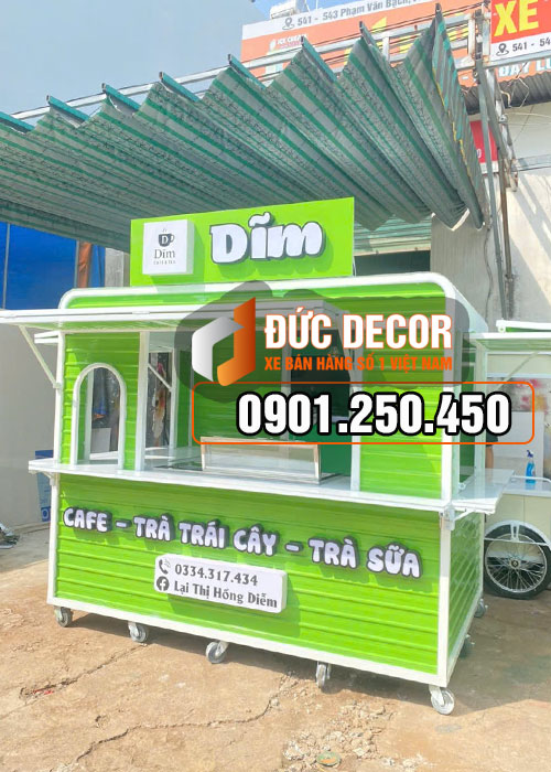 Quầy bán hàng di động 3Mx1M6x2M15