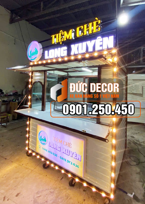 Thiết kế kiot trà sữa 1M8x1M5x2M15