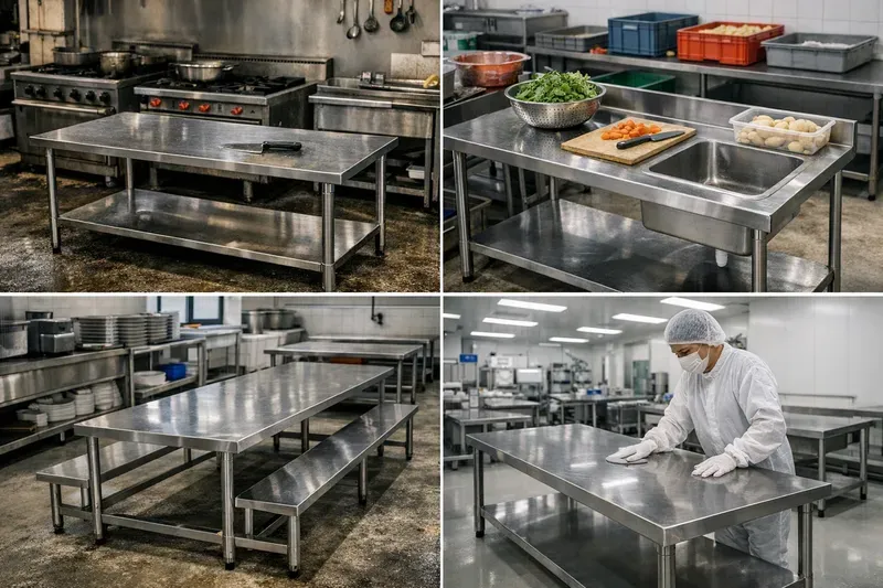 Bàn inox phù hợp với môi trường nào? Chọn theo khu vực bếp